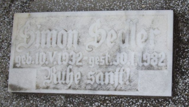 Sedler Simon 1932-1982 Grabstein